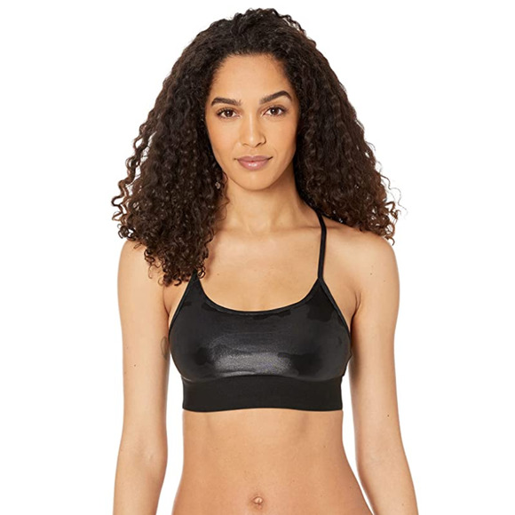 Koral Women's Sweeper Camo Sports Bra Black Size XL 1738